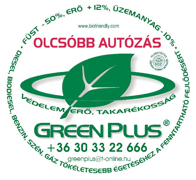 olcsóbb autózás védelem erő takarékosság green plus